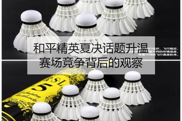 和平精英夏决话题升温 赛场竞争背后的观察